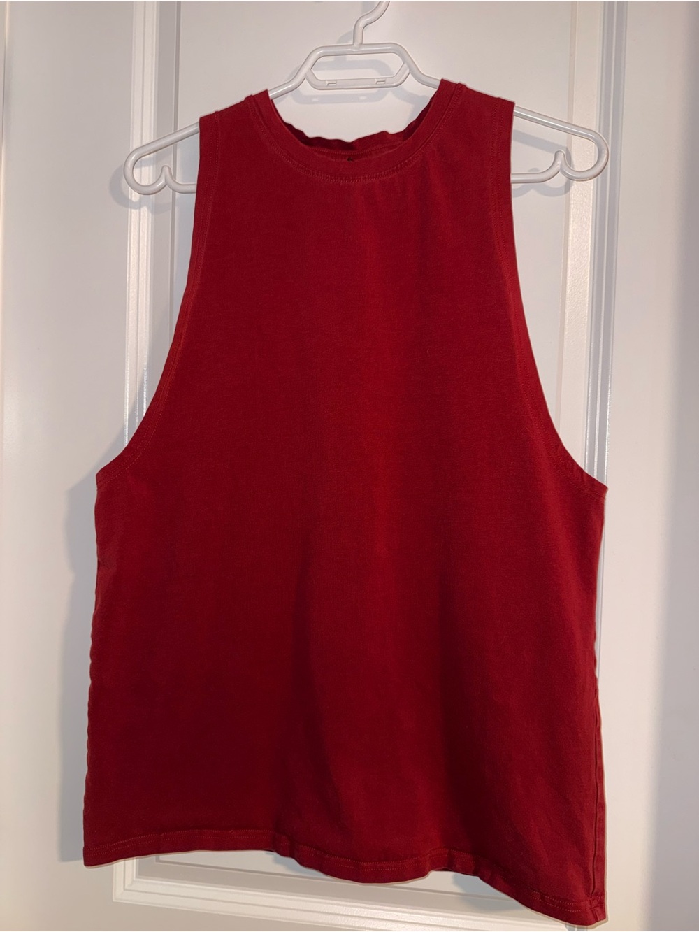 Alphalete Men's Red Sleeveless Tank